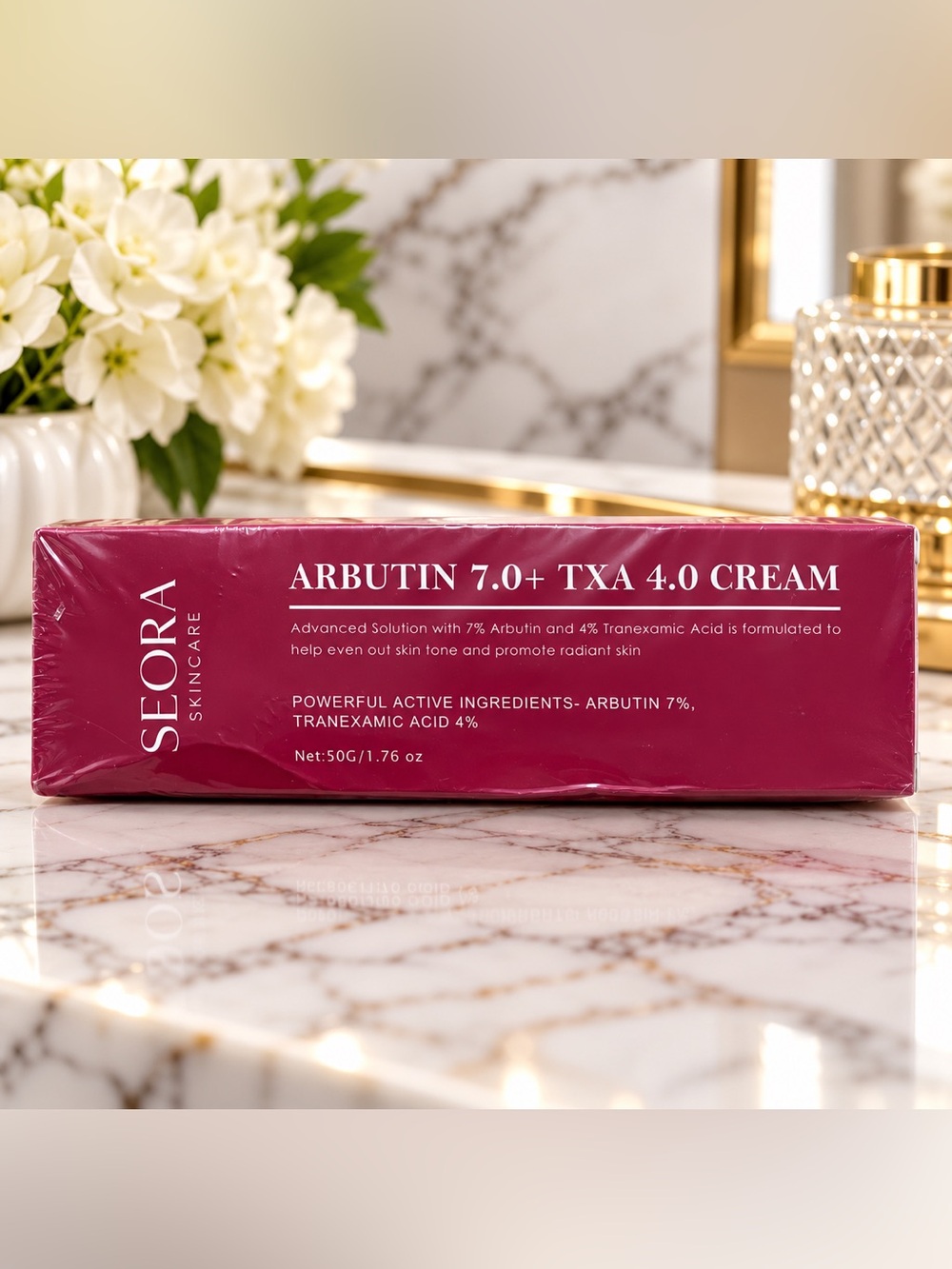 Seora Arbutin 7% + Tranexamic Acid 4% Brightening Cream 50g